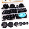 mankk 53Pcs 6 Sizes Rubber Grommet Kit Double Sided Round