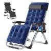 H&ZT Adjustable Chair Folding Lounge Chair Reclining Patio Chairs with