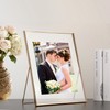 Gold 11x14'' Floating Frame for Picture(6x8'',7x9'',8x10''),Adjustable Tabletop/Shelf floating picture frame