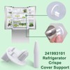 3 Pieces 241993101 Crisper Shelf Cover Support Fit for Frigi-daire