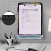 Clipboard with Storage,Storage Clipboard with Pen Holder,Heavy Duty Plastic Storage