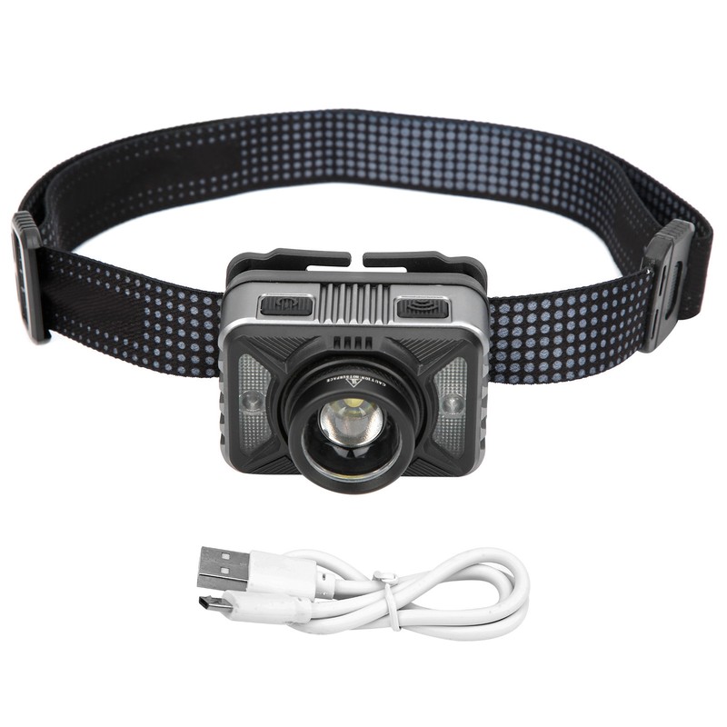XHP50 Strong Brightness Zoom Induction Front Light Builtin Battery USB