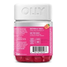 Olly Undeniable Beauty Belleza Para El Cabello 60 Gomitas Sabor Toronja