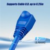 YIOVVOM Soft Plastic Ethernet RJ45 Cable Connector Boots Cover Strain