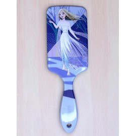 Kids Hair Brush - Soft Detangler Brush for Girls - 3D Design with No Pull Bristles - Suitable for Dry and Wet Hair - Ideal Gift for Fans