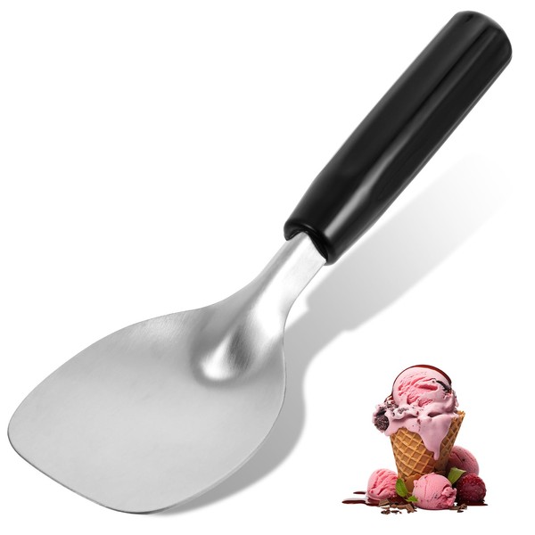 Piriuuo Ice Cream Scoop, Stainless Steel Ice Cream Scoop with