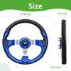 10L0L Golf Cart Steering Wheel, Universal Design Fit for Yamaha