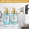 RYTOXILO Foaming Soap Dispenser, 10 oz/300ml Gold Soap Dispenser, 2