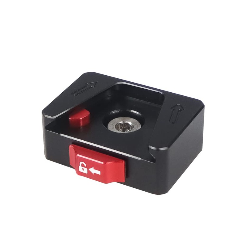 CS PRIORITY Camera Quick Release Plate, 1/4" Screw, Anti-Shake V