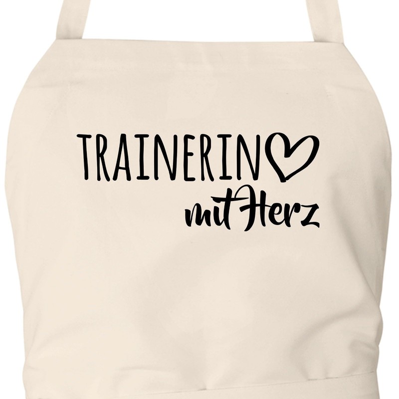 Huuraa Apron Trainer with Heart Gift Cotton Trainer Gift Idea,