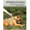 Tactical Dog Harness - No-Pull Adjustable Outdoor Training Vest -
