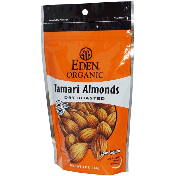 Eden Organic Tamari Almonds, 4 oz