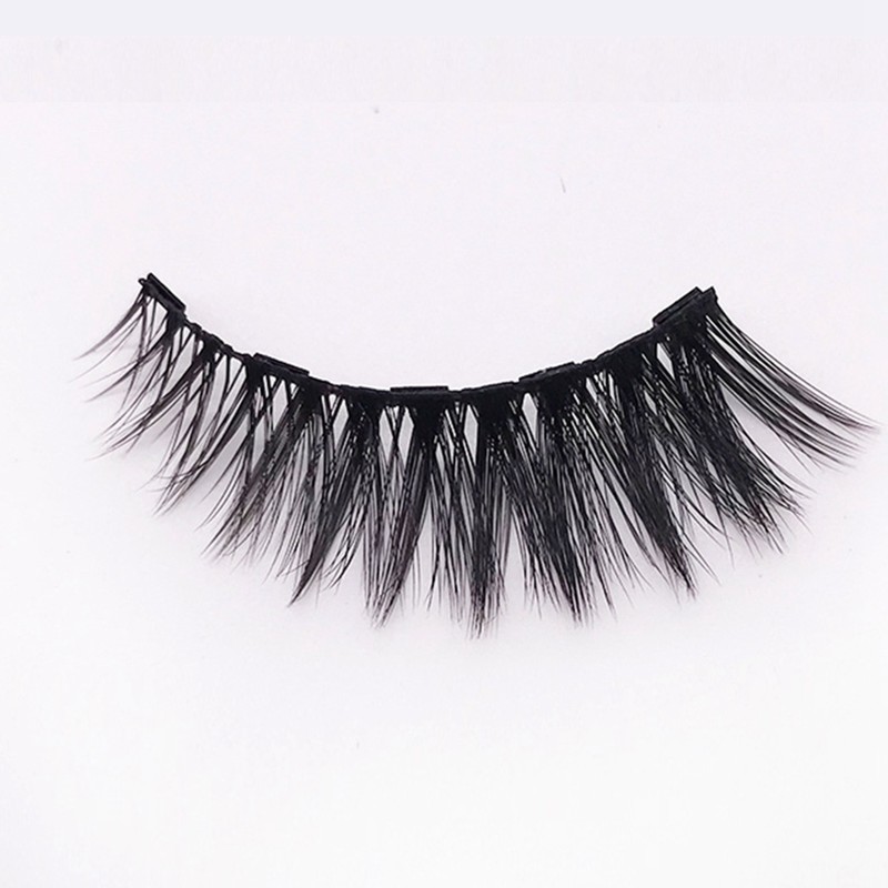 20pcs Magnetic 3D False Eyelashes Reusable Fluffy Magnetic Artficial Lashes