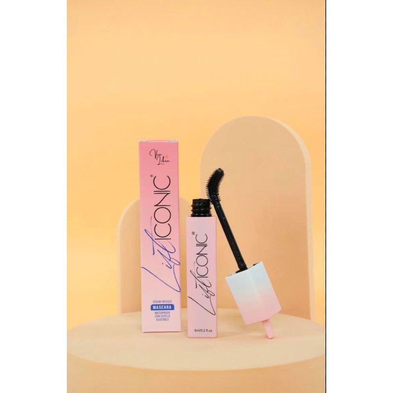 Lift Iconic Máscara Waterproof- Serum Infused- Con Cepillo Ajustable, Efecto