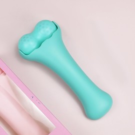 minkissy Portable Massager for Facial Skin Care Cold Roller for Face Puffiness Reducer Ergonomic Handle Design Soothing Effect for Tired Skin for Home Use