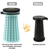 ALEVMOOM Upgraded Collapsible Stool with Cushion & Bag, 18" H