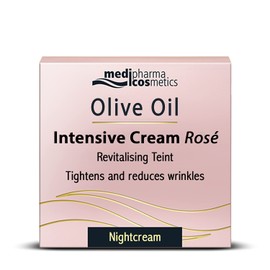 Medipharma Cosmetics Intensive Face Night Moisturizer – Anti-Aging Face Cream with Olive Oil, Hyaluronic Acid & Vitamin A – Facial Night Cream for Women & Men, Made in Germany 1.69 Fl Oz