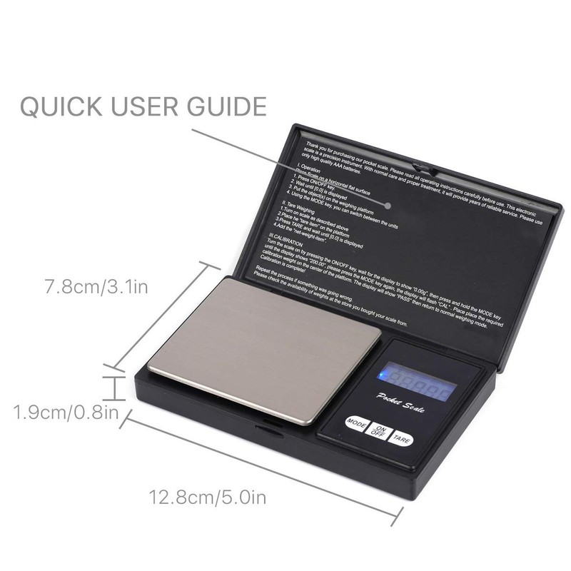 1000g 0.1 Mini Small Pocket Digital Gold Jewellery Weighing Pans