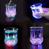 Light Up, Glow In-The Dark, Colorful LED Glowing Cocktail glass