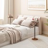 Round Martini Drink Table, Small Side Table for Small Spaces,