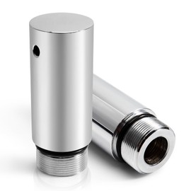 Eumti 39mm Fork Tube 3" Extension Kit Chrome Compatible With Harley Sportster 883 1200 XL Dyna Glide ＆ FXR