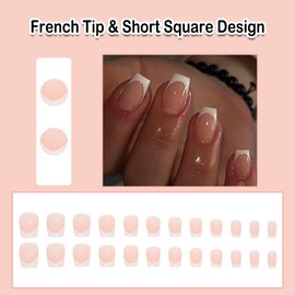 ANDGING Long Square Press on Nails Red Glitter Fake Nail with fake Acrylic fake on Nail with Designs Rhinestone Pearl Gel Manicure False Nail for Women Girls Fantasy Stick ons Nails for Wedding
