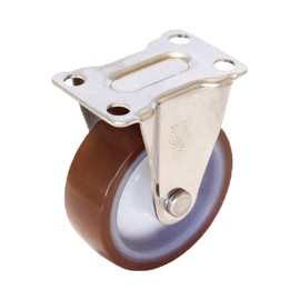 Uei Caster: SUS-S Series, SUS-SR-Type, Fixed Caster, Urethane (Nylon Foil), Car, Wheel Diameter φ2.0 inches (50 mm), Manufacturer Model: SUS-SR-50UR