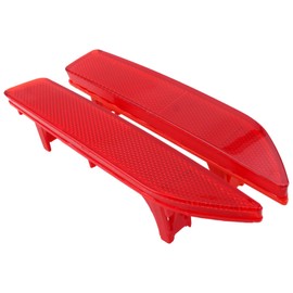 Topkidame 2Pcs Rear Driver and Passenger Side Bumper Reflector Compatible with Honda CRV Crosstour RDX