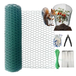 26.2Ft x 16In Plant Protectors from Animals，Free Cutting Protective Plant Metal mesh Cover,Used to Protect Plants, Trees, and Fruits in Gardens to Prevent Animals from Entering