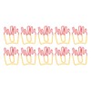 100Pcs Paper Clips Cute French Fries Shape Electroplating Process Lightweight
