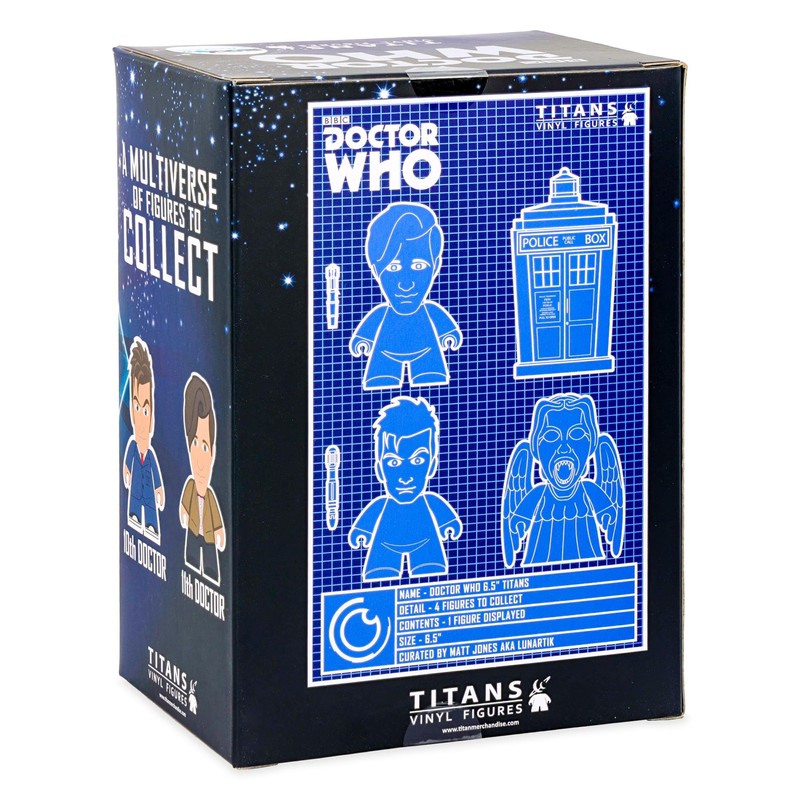 DOCTOR WHO Titan Vinyl Figure- 10th Doctor (4.5")