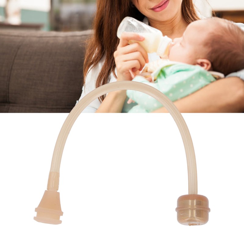 Baby Bottle Weighted Straw Silicone Any Angle Liquid Mix Prevents