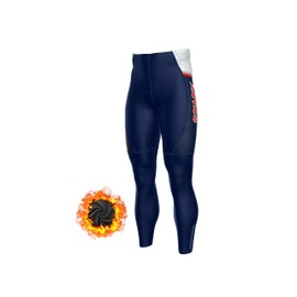 Sparx Men's Super Roubaix Thermal Cycling Tight Bike Bicycle Pants Cool Max Padded (Navy Dragon, Small)