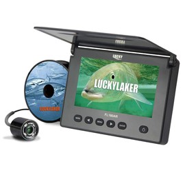 LUCKYLAKER Monitor Portable Fishing Camera Underwater Ice Fishing Underwater Cameras Fish DVR Video View High Resolution Fish Finder for Sea Ice Fishing Kayak Boat