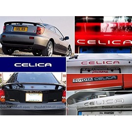 BDTrims Bumper Raised Letters Compatible with CELICA Models (Chrome)