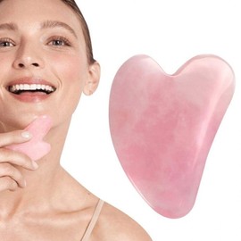 Pink Heart Facial and Body Lymphatic Circulation Gua Sha Massage Tool Gua Sha Tool 3ea