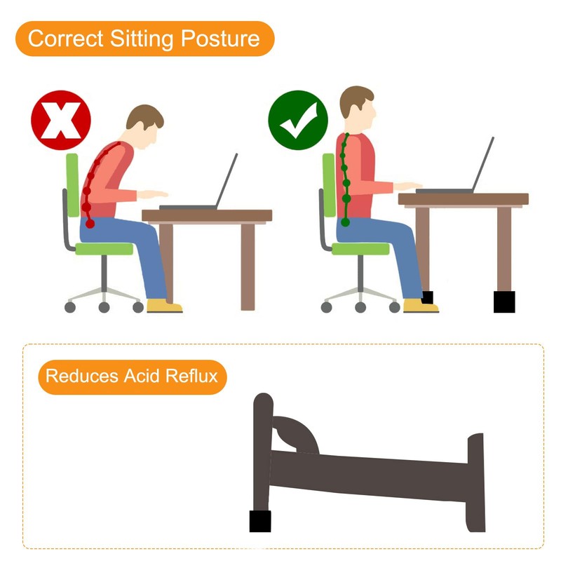 Uping Bedding Adjustable Furniture Riser 3 Inch