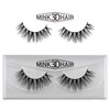 JewelryWe 3D Mink Hair False Eyelashes Black 100% Handmade Eyelashes