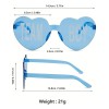 Gafas Reveladoras De Género, 20 Unidades, Gafas De Sol Azule