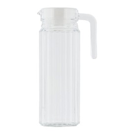 Bestco Glass Pitcher, 1.1L White ND-2356 Quadro Pitcher