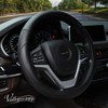 Valleycomfy Microfiber Leather Steering Wheel Cover Large-Size for F150 F250