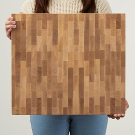 Personalization Universe Butcher Block Cutting Board- 16" x 18" Hardwood Board for Chopping, Meat, or Charcuterie