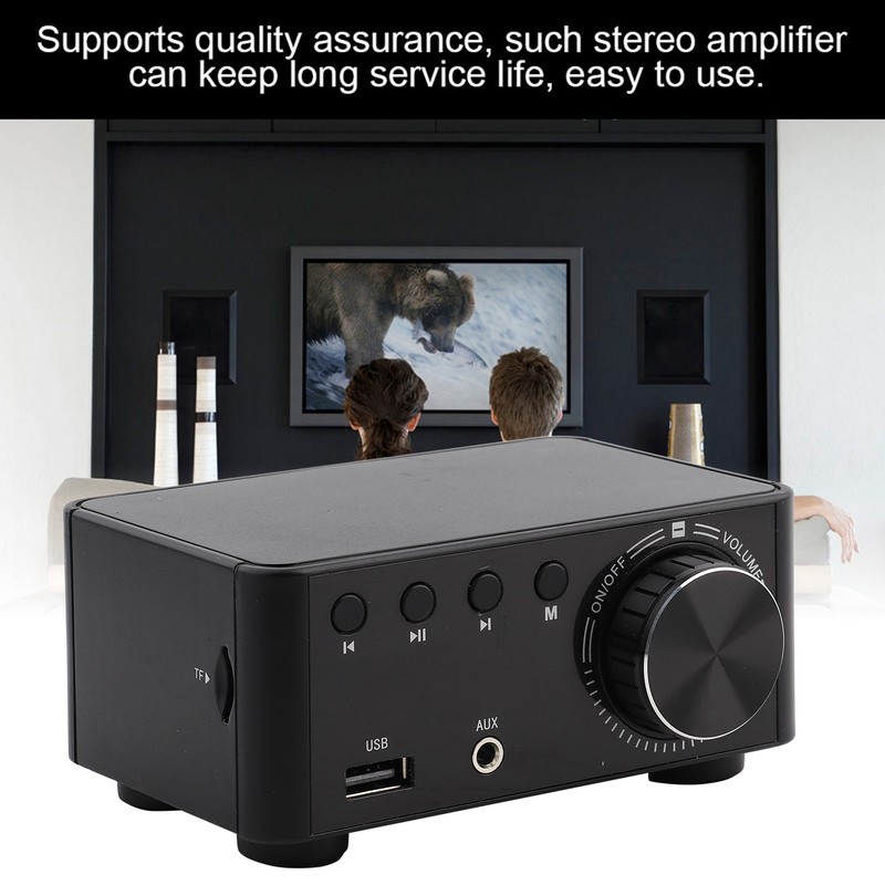 HIFI Bluetooth 5.0 Digital Audio Amplifier Board Memory Card Player