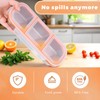 Shimmerz Stainless Steel Snack Container, Reusable 3 Compartment Spice Box