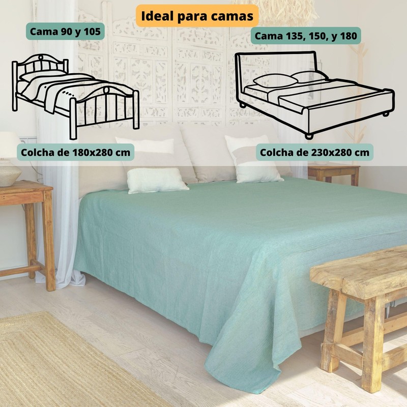 Summer Bedspread and Multi-Purpose Bedspread for Sofas, White Bedspreads, Multi-Purpose