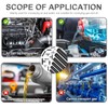Multipurpose Vacuum Line Kit, 5Ft 6PCS Vacuum Hose Automotive+113PCS Vacuum