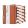 Spiral Notebooks Journal for Women Men 12 Pack Bulk Leather