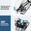 Tivorex Battery Cable Wire Lug Crimping Tool for AWG 8-1/0