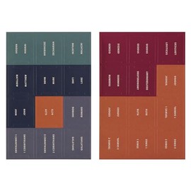 Christian Art Gifts Multicolor Bible Indexing Tabs for Men & Women: Self Adhesive Pre-Cut Labels, Extra Study Stickers, 66 Book Names Old & New Testament, 6 Easy Peel & Index Stick Sheets, 8 Colors