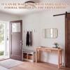 24'' x 12'' Trifold Vanity Makeup Mirror with Stand on